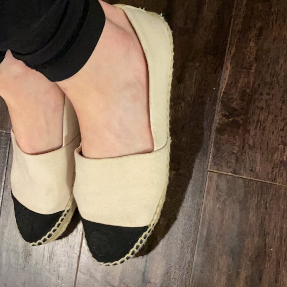 Tory Burch Dulce De Leche espadrille size 7
